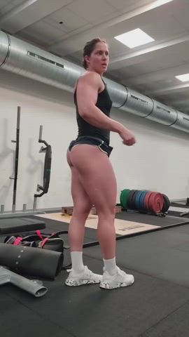 Ass Bodybuilder Gym Russian gif