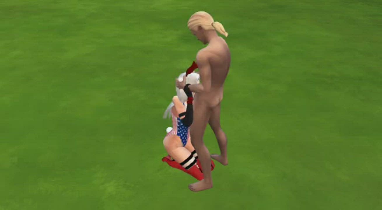 July 4th face fuck (Sims 4)