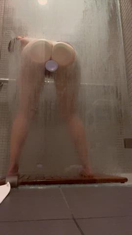 ass big ass dildo doggystyle shower slut gif