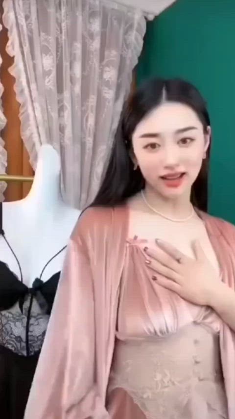 boobs flashing nipples nipslip see through clothing tiktok r/tiktits gif