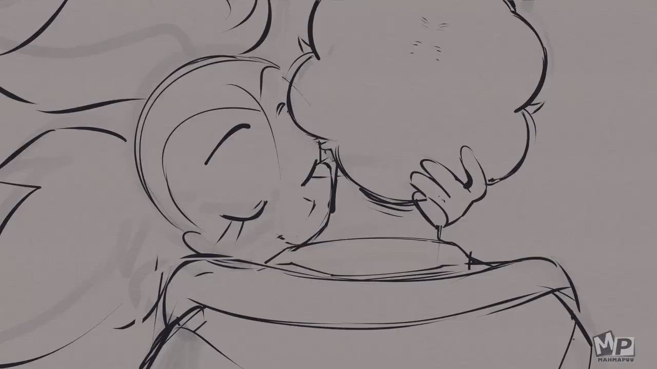 Animation Anime Cartoon Hentai Kissing Rule34 gif