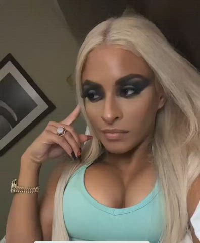 big tits blonde busty cleavage latina wrestling gif