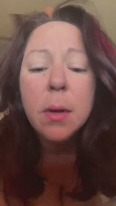 Amateur Cumshot Facial gif