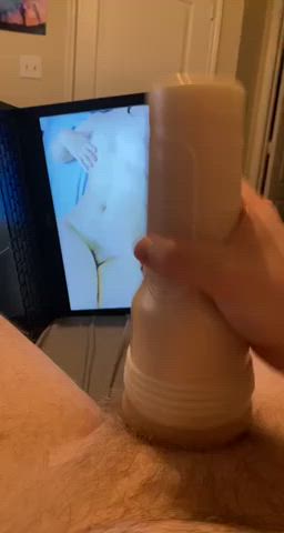 cum fleshlight moaning tribute gif