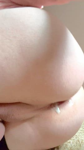 ass anal cum bbc masturbating solo dildo thick gay sissy gif