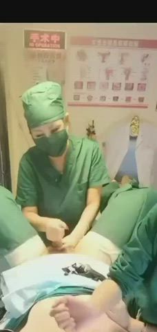 handjob japanese nurse gif