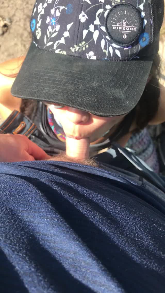 I got hungry for cock on our hike