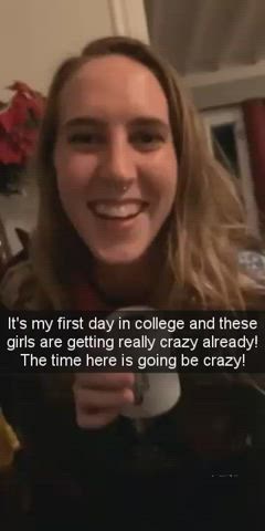 All those stories about these college sluts are real!