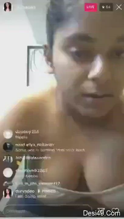 ?? Cute Insta girl shows BOOBS on live stream [Download Link in the comment] [MUST