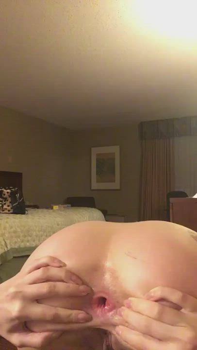 Lana Rhoades gaping asshole