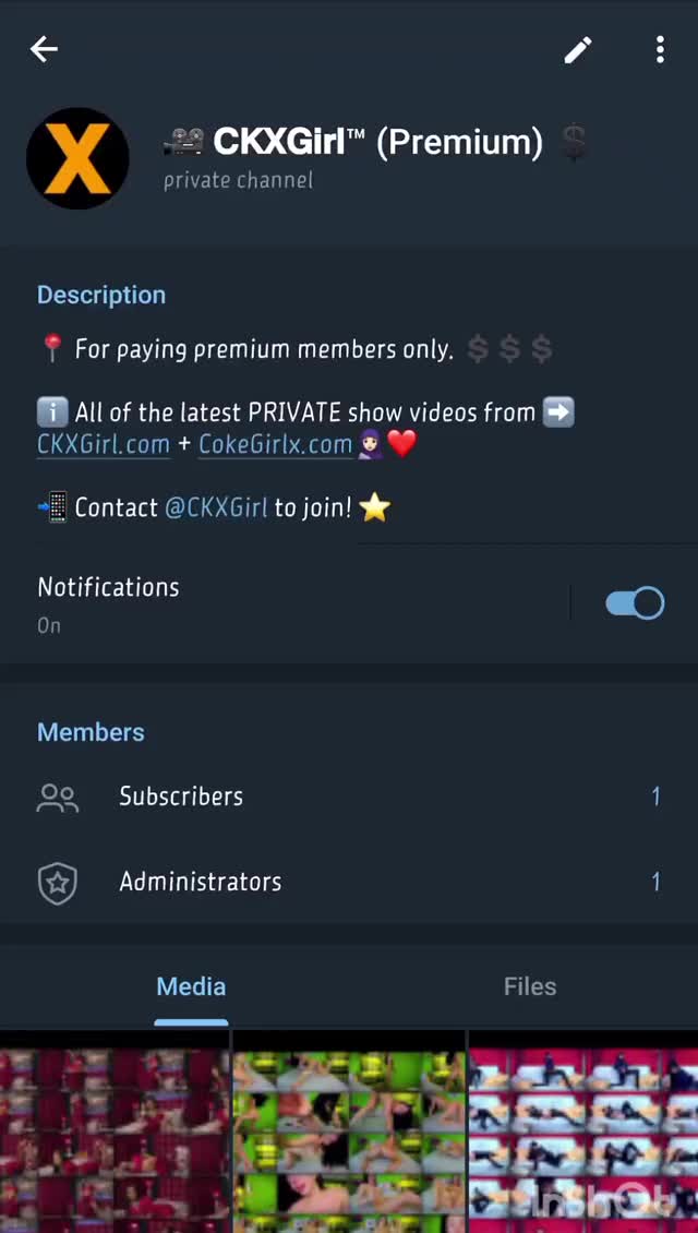 CKXGirl Premium Telegram Channel ????