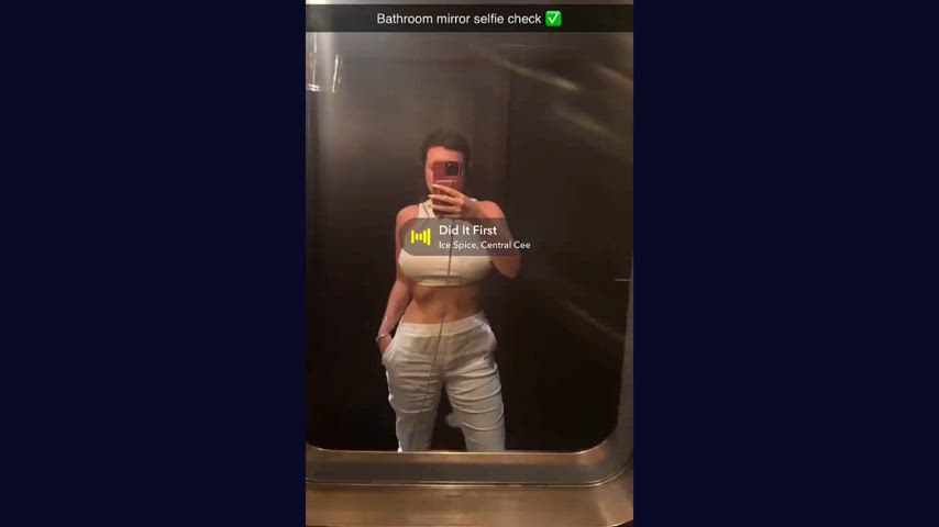 abs babe bella thorne celebrity huge tits redhead thick white girl gif