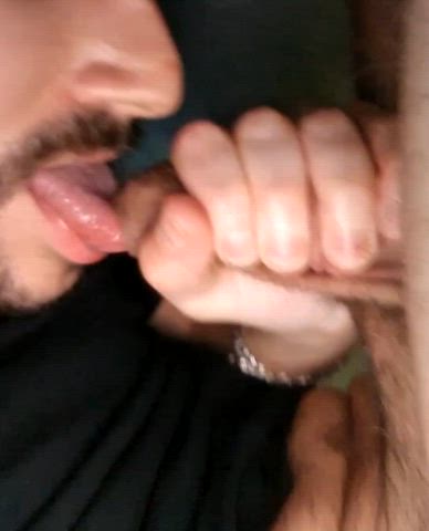 Most of them can't touch his nose with their tongue, I can do it with my cock