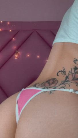 Big Ass Colombian Fetish Latina Sensual Tattoo Twerking gif