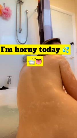 bathtub booty pussy sexy gif