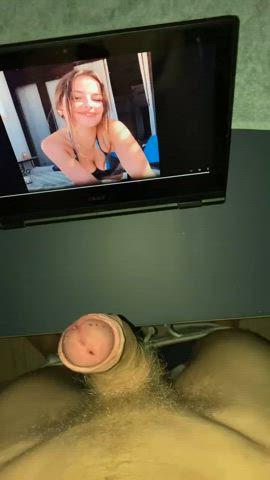 Cumming a massive load on Addison Rae (cumtribute)