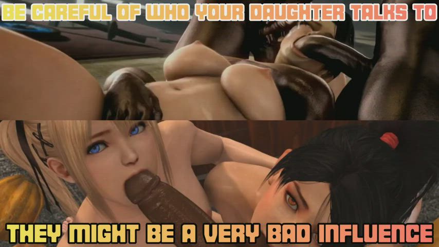 3D Caption Cuckold Daddy Daughter Hentai Interracial gif