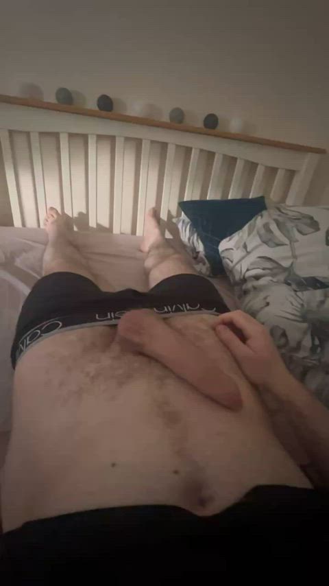 Playing with my irish cock and foreskin 🍆💦