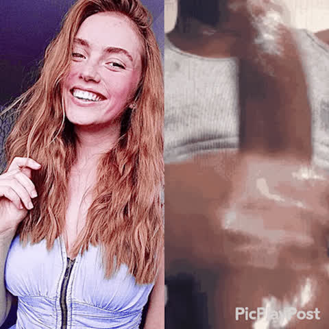 bbc interracial masturbating redhead white girl gif