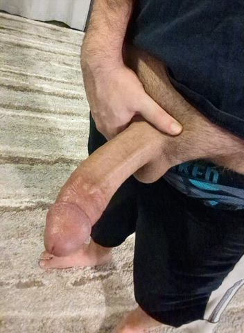 big dick jerk off male masturbation thick cock cock massive-cock gif