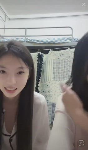 asian downblouse small tits gif