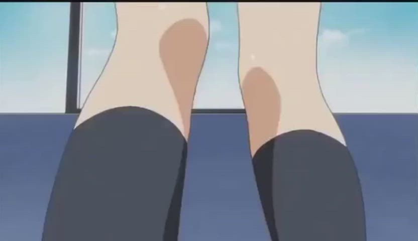 Animation Anime Bottomless Groping Lesbian Schoolgirl Yuri gif