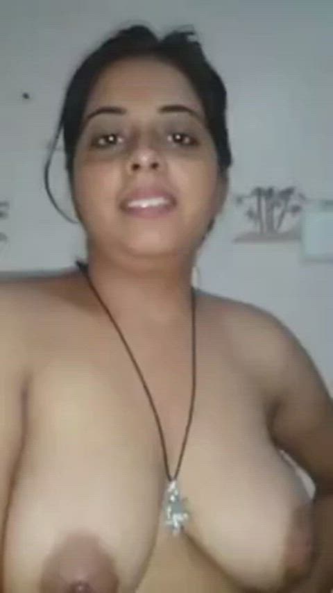bhabi boobs desi selfie gif