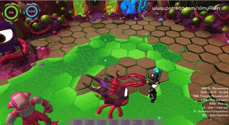 Procedurally animated physics battle sex alien tentacle things.