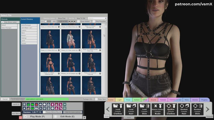 vamX 1.25 - Sex Alignment, VL_13 Clothes, New Voices &amp; MUCH MORE