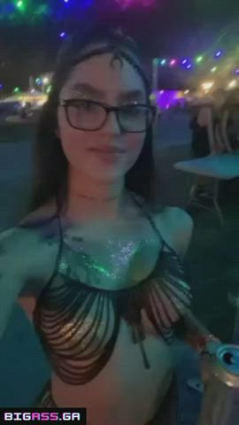 big ass club compilation dancing exhibitionist public selfie gif