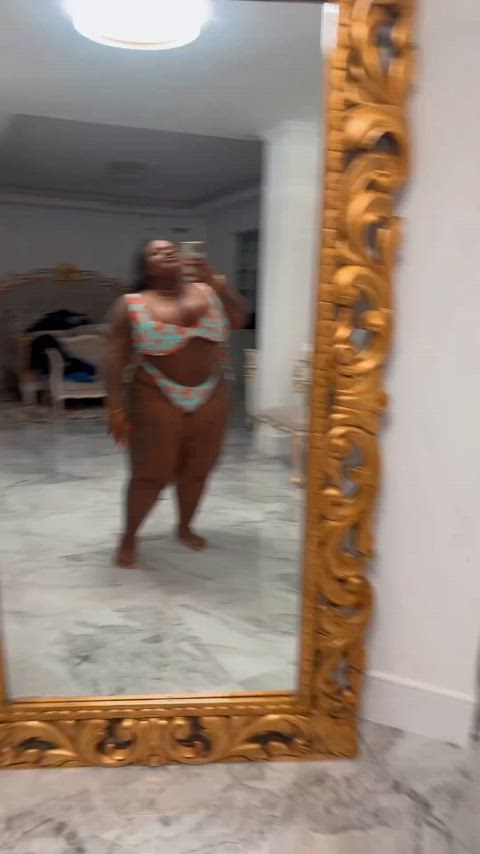 bbw big ass big tits bikini brazilian celebrity ebony gif