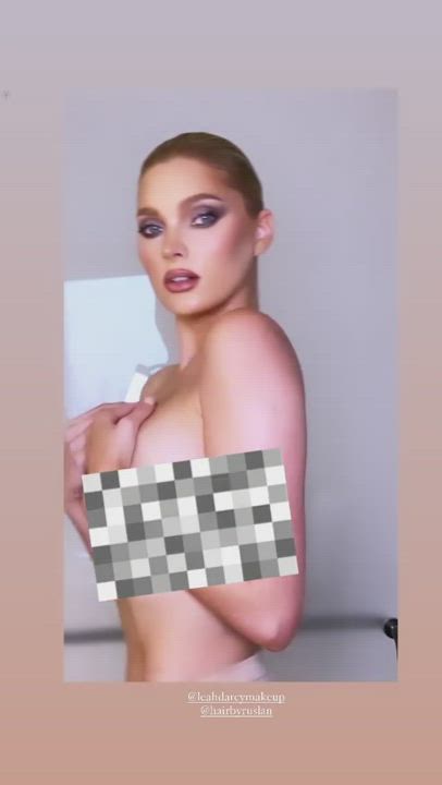 Elsa Hosk Model Nipple gif