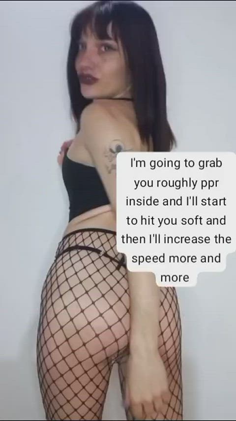 I'm going to put my dick in your hole to the bottom, and yes, it will hurt a lot