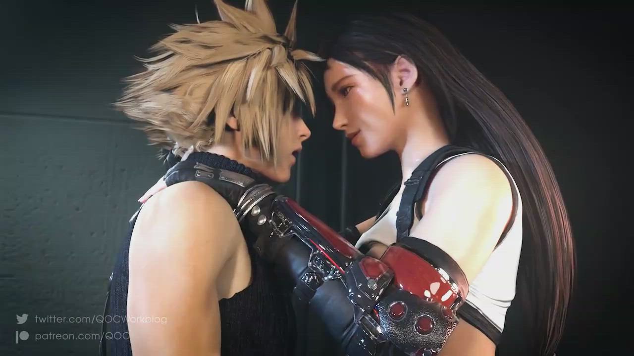 Tifa and cloud relax (qoc) [final fantasy]