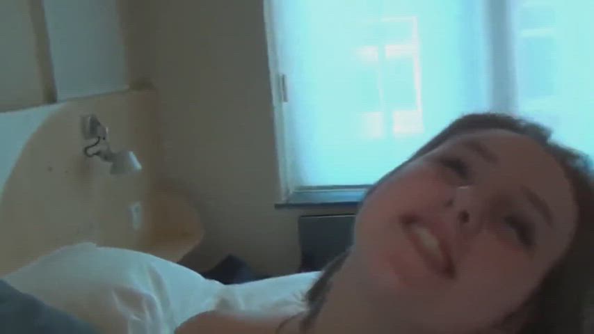 amateur blowjob natural tits gif