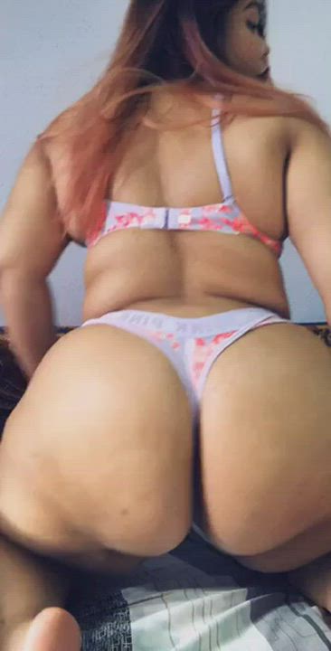 Asian Ass Clapping BBW Big Ass Bouncing Thick gif