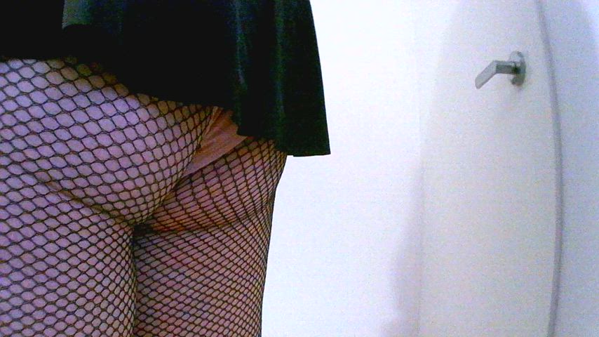 ass big ass crossdressing fishnet panties sissy gif