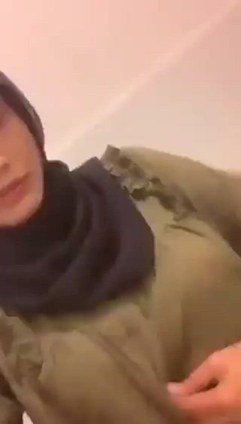 asian big tits hijab malaysian muslim nude public gif