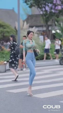 Asian Babe Model Pretty gif