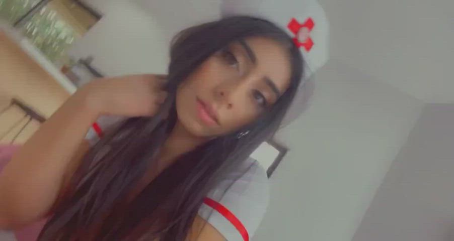 Nurse Tease Violet Myers gif