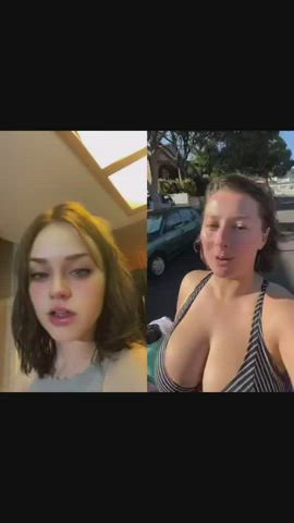 Who's this Big Titty girl in right? i believe it's a tiktok video