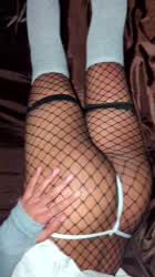 ass bisexual femboy fishnet gay tease gif