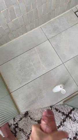 Lick my cum off the shower floor u cock licker