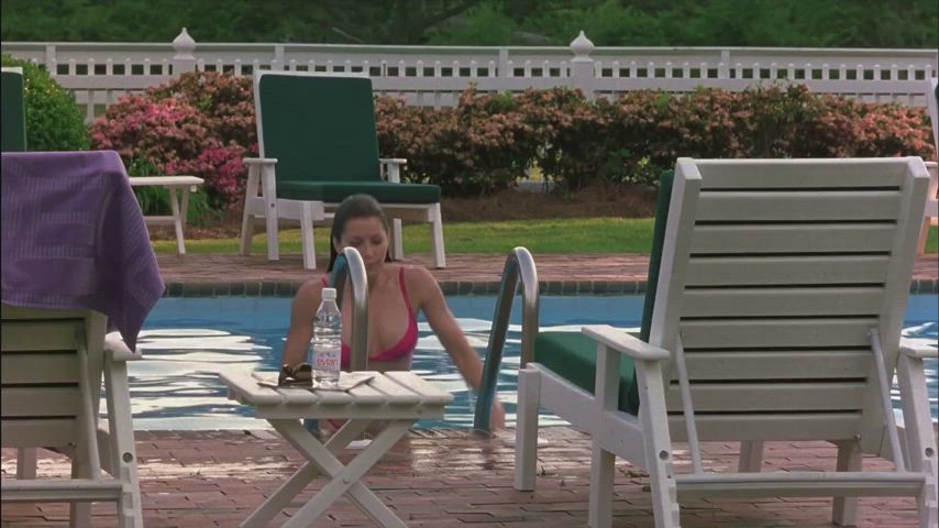 bikini celebrity pool swimming pool swimsuit gif