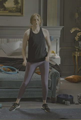 sexy sexy voice yoga pants gif