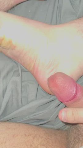 Feet Jerk Off Precum gif