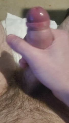 close up male masturbation penis gif