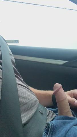What would you do if you saw me stroking while driving