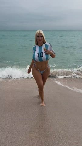 argentinian beach fake tits gif