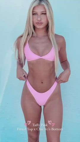 American Babe Bikini Blonde gif